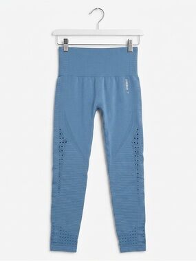 Gymshark Energy Seamless Textured Leggings - Steel Blue